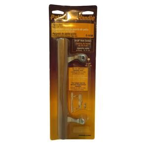 Vtg Prime Line Patio Door Handle C-1034 Wooden 6 5/8 Hole Centers